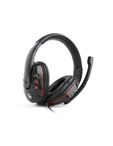 Gembird GHS-402 auricular y casco Auriculares Alámbrico Diadema Juego Negro