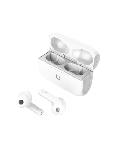 Hiditec FENIX Auriculares True Wireless Stereo (TWS) Dentro de oído Llamadas/Música Bluetooth Blanco