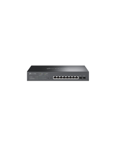 TP-Link Omada TL-SG2210MP Gestionado L2/L2+ Gigabit Ethernet (10/100/1000) Energía sobre Ethernet (PoE) 1U Negro