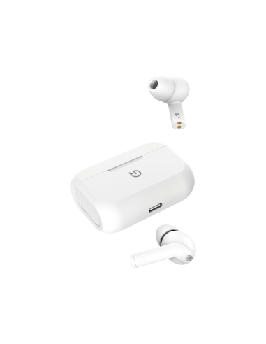 Hiditec FENIX Auriculares True Wireless Stereo (TWS) Dentro de oído Llamadas/Música Bluetooth Blanco