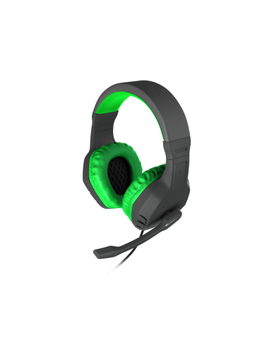GENESIS Argon 200 Auriculares Alámbrico Diadema Juego Negro, Verde