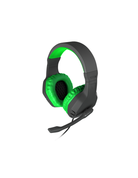 GENESIS Argon 200 Auriculares Alámbrico Diadema Juego Negro, Verde