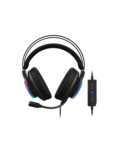 GIGABYTE AORUS H1 auricular y casco Auriculares Alámbrico Diadema Juego USB tipo A Negro