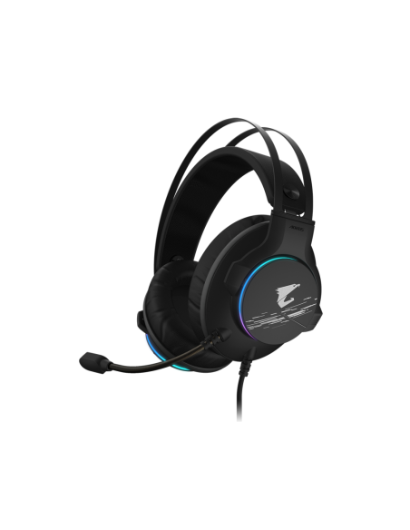GIGABYTE AORUS H1 auricular y casco Auriculares Alámbrico Diadema Juego USB tipo A Negro