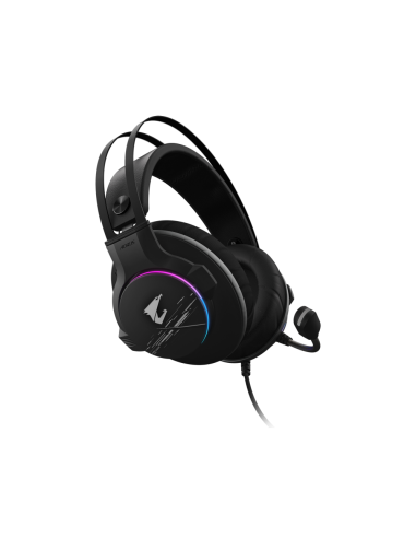 GIGABYTE AORUS H1 auricular y casco Auriculares Alámbrico Diadema Juego USB tipo A Negro