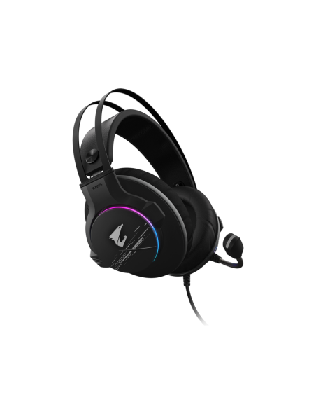 GIGABYTE AORUS H1 auricular y casco Auriculares Alámbrico Diadema Juego USB tipo A Negro