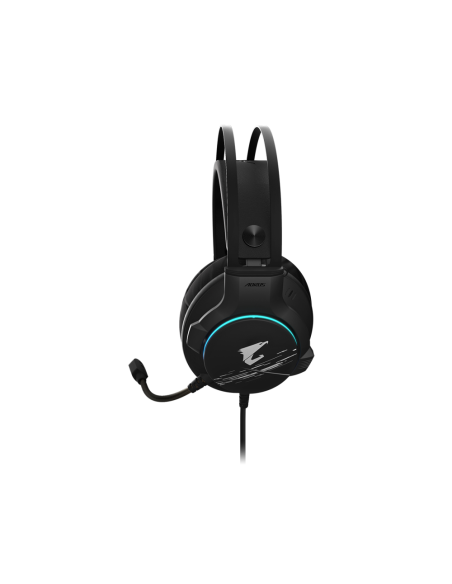 GIGABYTE AORUS H1 auricular y casco Auriculares Alámbrico Diadema Juego USB tipo A Negro
