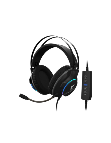 GIGABYTE AORUS H1 auricular y casco Auriculares Alámbrico Diadema Juego USB tipo A Negro
