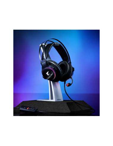 GIGABYTE AORUS H1 auricular y casco Auriculares Alámbrico Diadema Juego USB tipo A Negro