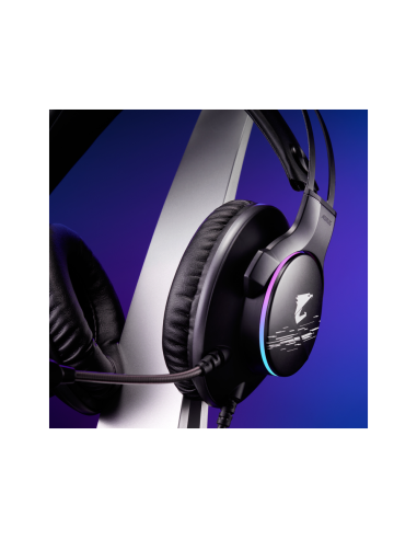 GIGABYTE AORUS H1 auricular y casco Auriculares Alámbrico Diadema Juego USB tipo A Negro
