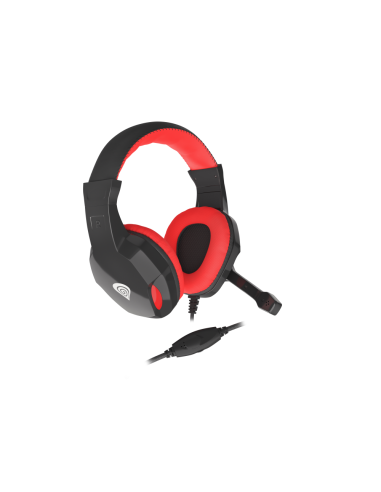 GENESIS Argon 110 Auriculares Alámbrico Diadema Juego Negro, Rojo
