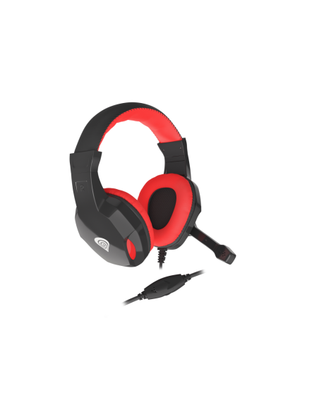 GENESIS Argon 110 Auriculares Alámbrico Diadema Juego Negro, Rojo