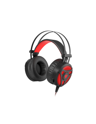 GENESIS Neon 360 Auriculares Alámbrico Diadema Juego Negro, Rojo