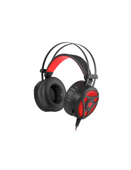 GENESIS Neon 360 Auriculares Alámbrico Diadema Juego Negro, Rojo
