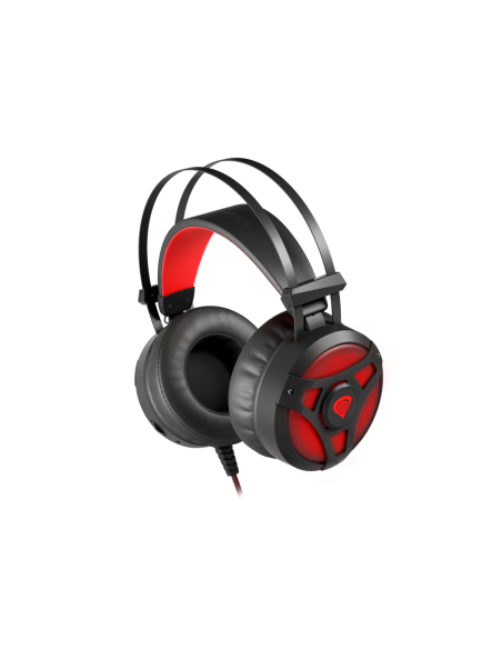 GENESIS Neon 360 Auriculares Alámbrico Diadema Juego Negro, Rojo