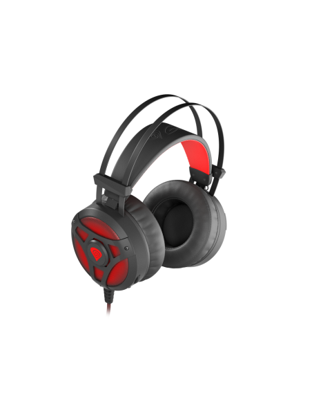 GENESIS Neon 360 Auriculares Alámbrico Diadema Juego Negro, Rojo