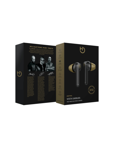 Hiditec VESTA LIMITED EDITION Auriculares Inalámbrico Dentro de oído Bluetooth Negro