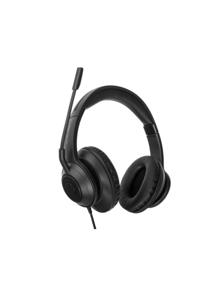 Targus AEH102GL auricular y casco Auriculares Alámbrico Diadema Llamadas/Música USB tipo A Negro