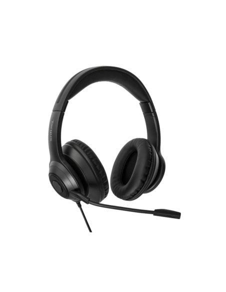 Targus AEH102GL auricular y casco Auriculares Alámbrico Diadema Llamadas/Música USB tipo A Negro