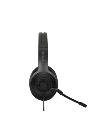 Targus AEH102GL auricular y casco Auriculares Alámbrico Diadema Llamadas/Música USB tipo A Negro