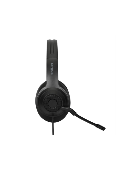 Targus AEH102GL auricular y casco Auriculares Alámbrico Diadema Llamadas/Música USB tipo A Negro