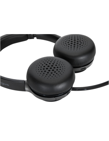 Targus AEH104GL auricular y casco Auriculares Inalámbrico y alámbrico Diadema Llamadas/Música USB Tipo C Bluetooth Negro