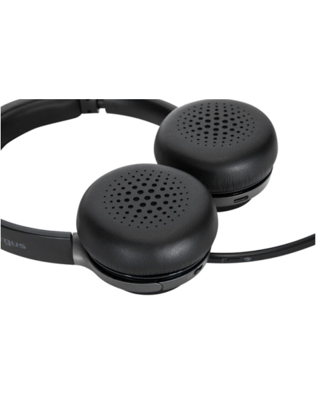 Targus AEH104GL auricular y casco Auriculares Inalámbrico y alámbrico Diadema Llamadas/Música USB Tipo C Bluetooth Negro