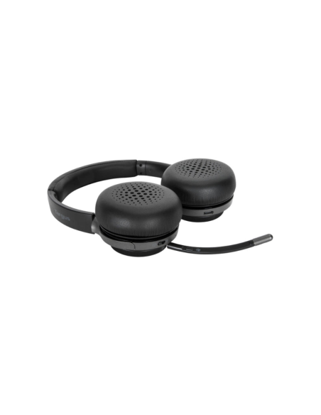 Targus AEH104GL auricular y casco Auriculares Inalámbrico y alámbrico Diadema Llamadas/Música USB Tipo C Bluetooth Negro