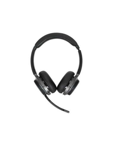 Targus AEH104GL auricular y casco Auriculares Inalámbrico y alámbrico Diadema Llamadas/Música USB Tipo C Bluetooth Negro