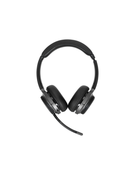 Targus AEH104GL auricular y casco Auriculares Inalámbrico y alámbrico Diadema Llamadas/Música USB Tipo C Bluetooth Negro