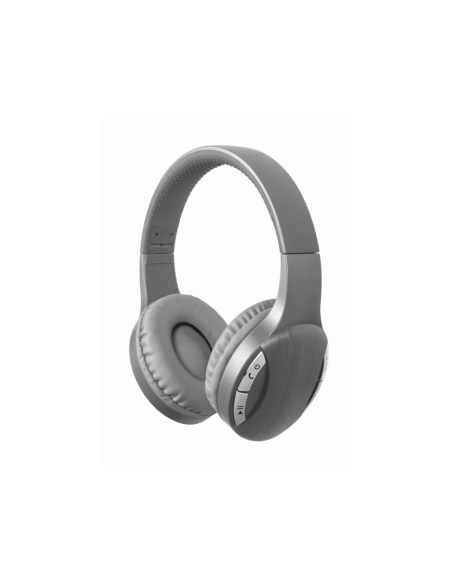 Gembird BTHS-01-SV auricular y casco Auriculares Inalámbrico y alámbrico Diadema Llamadas/Música MicroUSB Bluetooth Plata