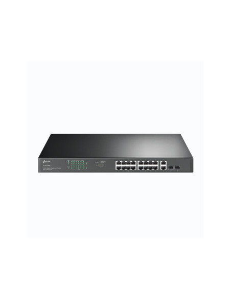 TP-Link TL-SG1218MP switch No administrado Gigabit Ethernet (10/100/1000) Energía sobre Ethernet (PoE) 1U Negro