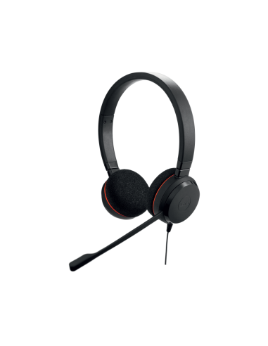 Jabra Evolve 20 Auriculares Alámbrico Diadema Oficina/Centro de llamadas USB tipo A Negro