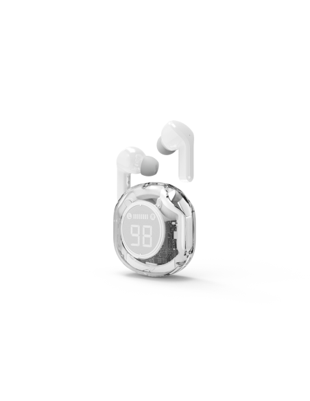 Gembird GMB Audio TWST-01-W auricular y casco Auriculares Inalámbrico Dentro de oído Llamadas/Música USB Tipo C Bluetooth