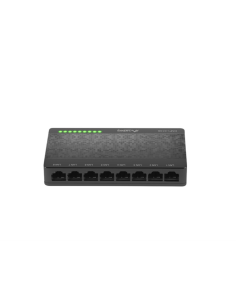 Lanberg DSP1-0108 switch No administrado Fast Ethernet (10/100) Negro