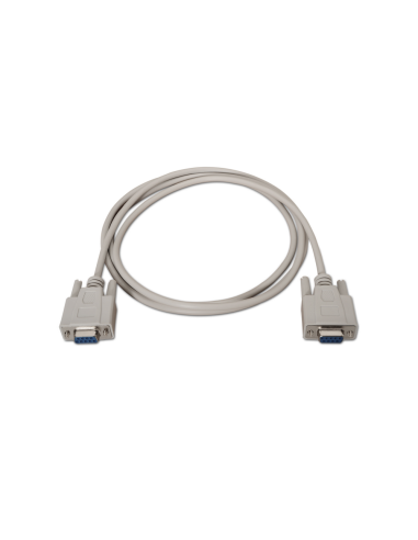 AISENS A112-0067 cable de serie Beige 1,8 m DB9