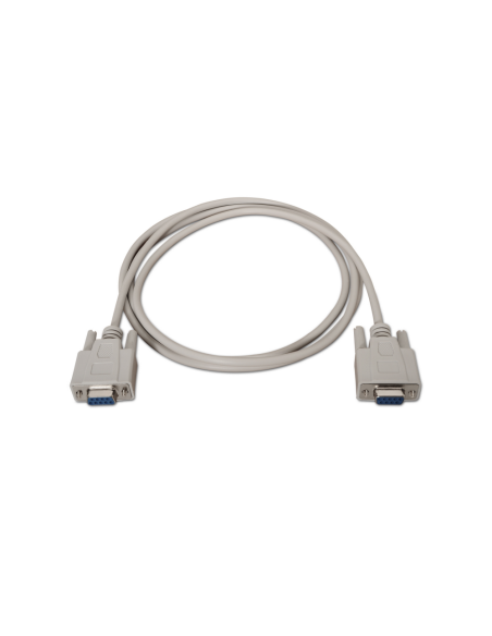 AISENS A112-0067 cable de serie Beige 1,8 m DB9