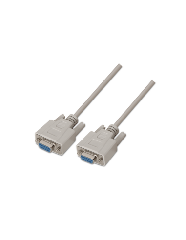 AISENS A112-0066 cable de serie Beige 1,8 m DB9