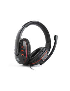 Gembird GHS-402 auricular y casco Auriculares Alámbrico Diadema Juego Negro