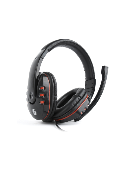 Gembird GHS-402 auricular y casco Auriculares Alámbrico Diadema Juego Negro