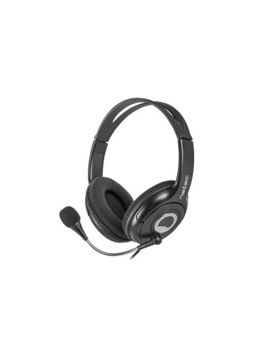 NATEC Bear 2 Auriculares Alámbrico Diadema Negro