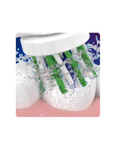 Oral-B CrossAction 80339345 cepillo de cabello 6 pieza(s) Azul, Verde, Blanco