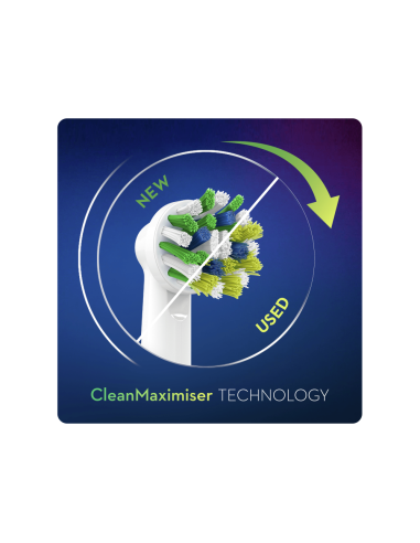 Oral-B CrossAction 80339345 cepillo de cabello 6 pieza(s) Azul, Verde, Blanco