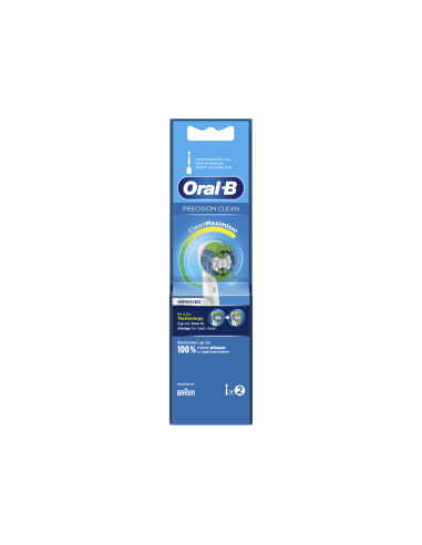 Oral-B Precision Clean 80338441 cepillo de cabello 2 pieza(s) Azul, Verde, Blanco