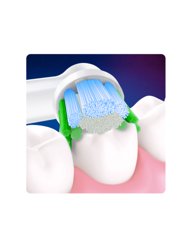 Oral-B Precision Clean 80338441 cepillo de cabello 2 pieza(s) Azul, Verde, Blanco