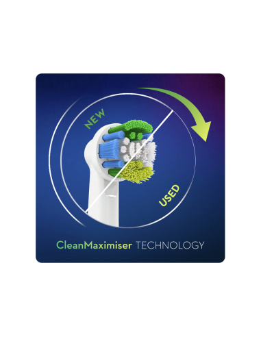 Oral-B Precision Clean 80338441 cepillo de cabello 2 pieza(s) Azul, Verde, Blanco