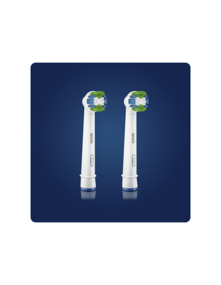 Oral-B Precision Clean 80338441 cepillo de cabello 2 pieza(s) Azul, Verde, Blanco