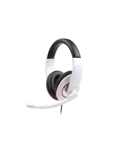 Gembird MHS-001-GW auricular y casco Auriculares Alámbrico Diadema Llamadas/Música Blanco