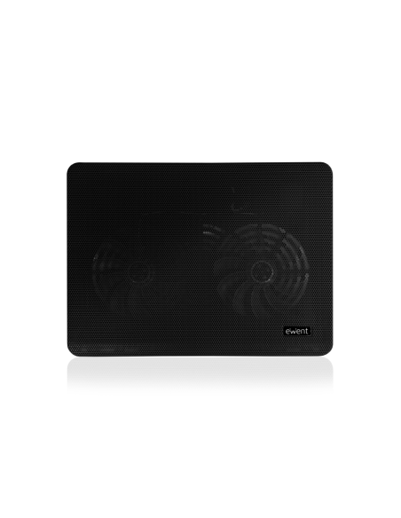 Ewent EW1256 almohadilla fría 43,2 cm (17") 1000 RPM Negro