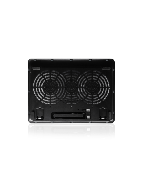 Ewent EW1256 almohadilla fría 43,2 cm (17") 1000 RPM Negro